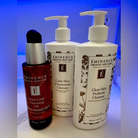 Eminence Skin Care bundle of 3 (brand new/unopened) - cleaners & cleansing oil - Picture 1 of 1